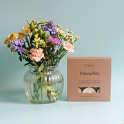 Fresh Flower Posy & Candles Letterbox Gift