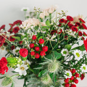 Christmas Posy with Ceramic Vase