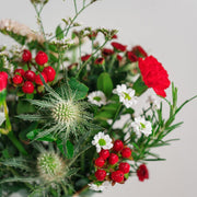 Tall Christmas Posy & Card