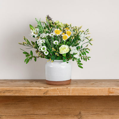 Mother's Day Posy with Ceramic House Vase