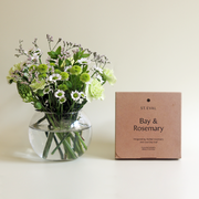 Fresh Flower Posy & Candles Letterbox Gift