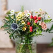 Winter Fresh Flower Botanical Posy