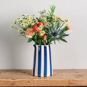 Winter Posy and Striped Vase