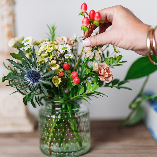 Winter Fresh Flower Botanical Posy