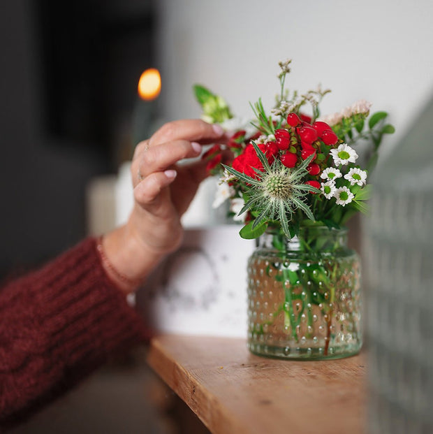 'Comfort & Joy' Sleeved Posy