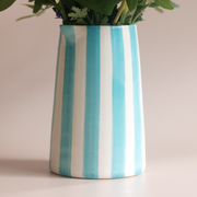 Mother's Day Posy with Striped Vase