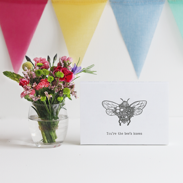 'You're the Bee's Knees' Deluxe Sleeved Gift Box Posy