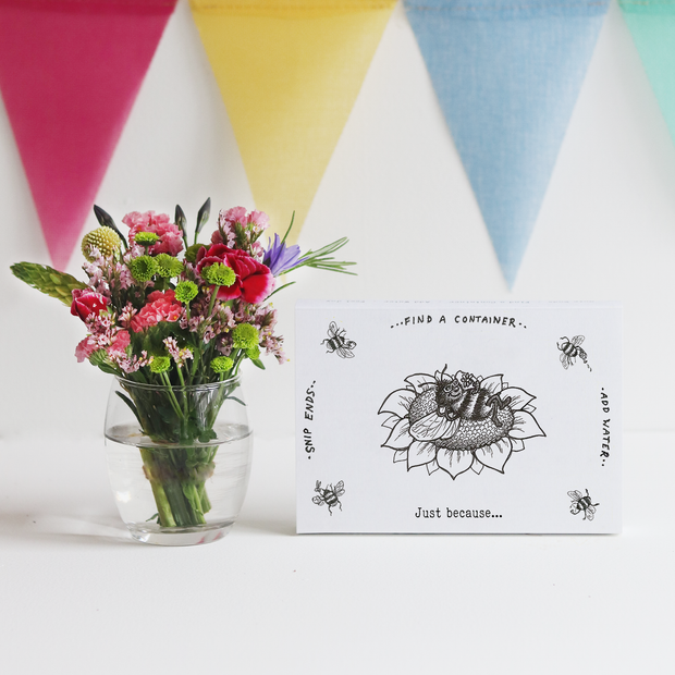'Just Because' Deluxe Sleeved Gift Box Posy